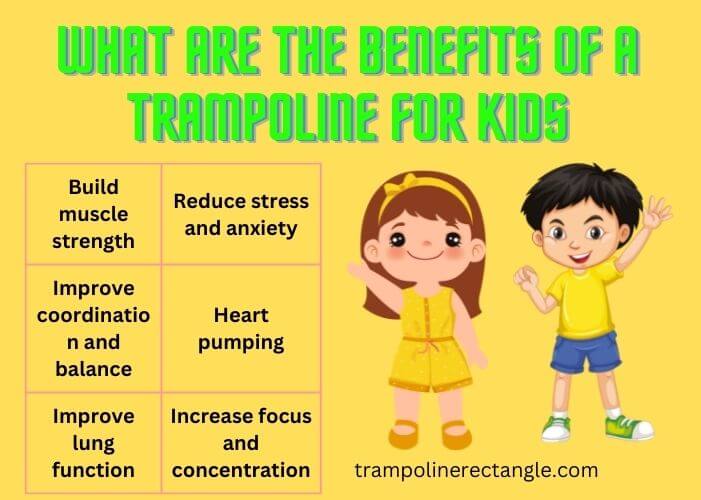 what are the benefits of a trampoline for kids
