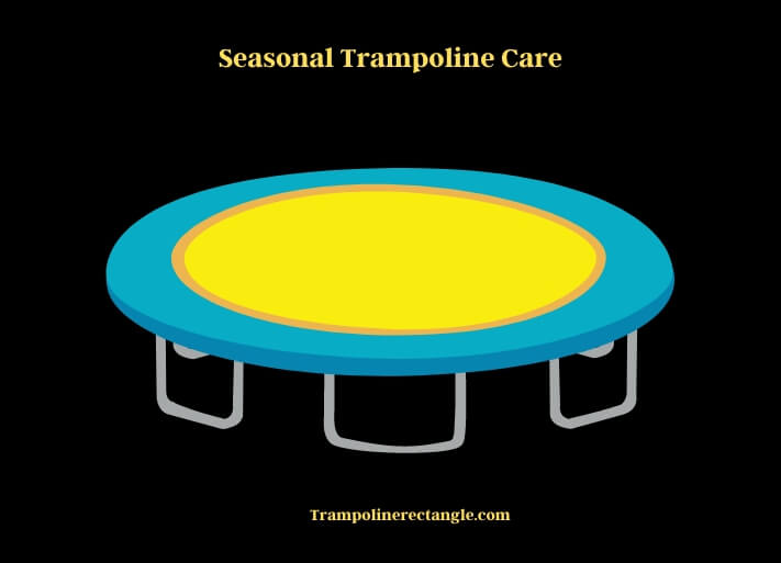 seasonal trampoline care