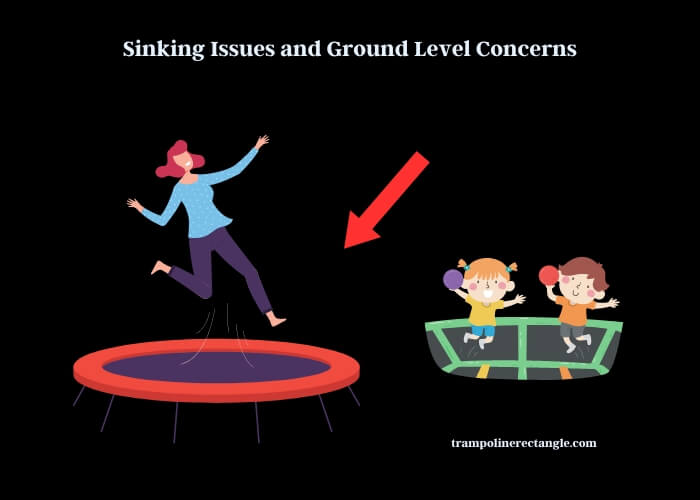 sinking issues and ground level concerns